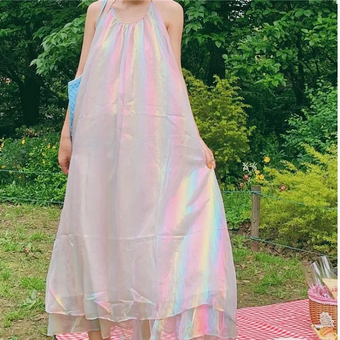 Holographic Rainbow Dress SD01072