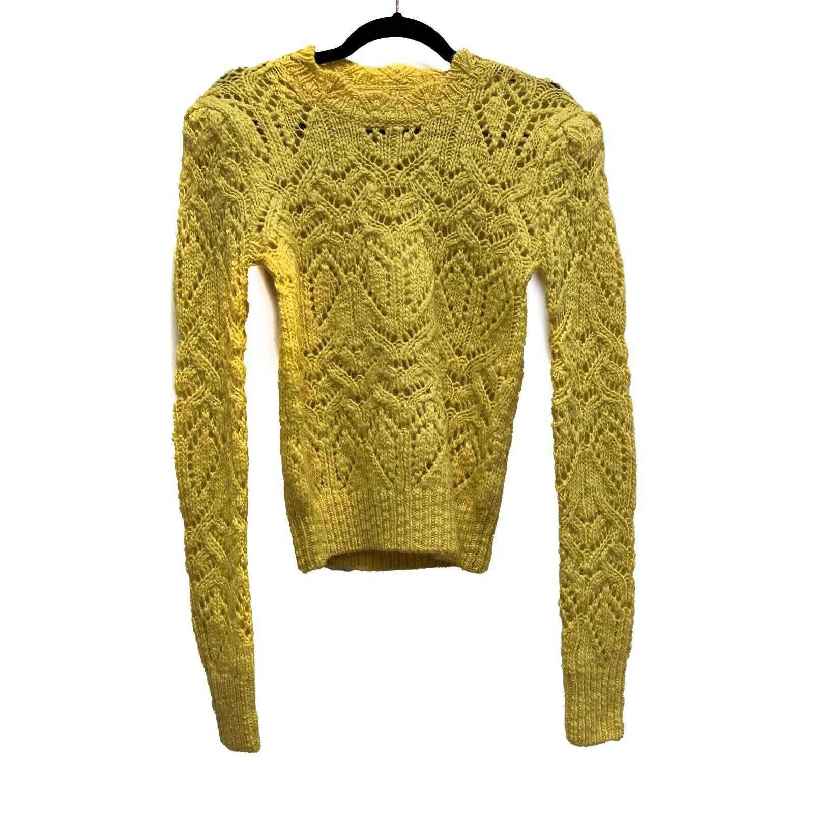 Isabel Marant New w/ Tags Gali sweater 36 US 4 Yellow Jacket