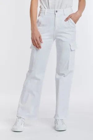 ITALIAN STAR Cargo Pant - White