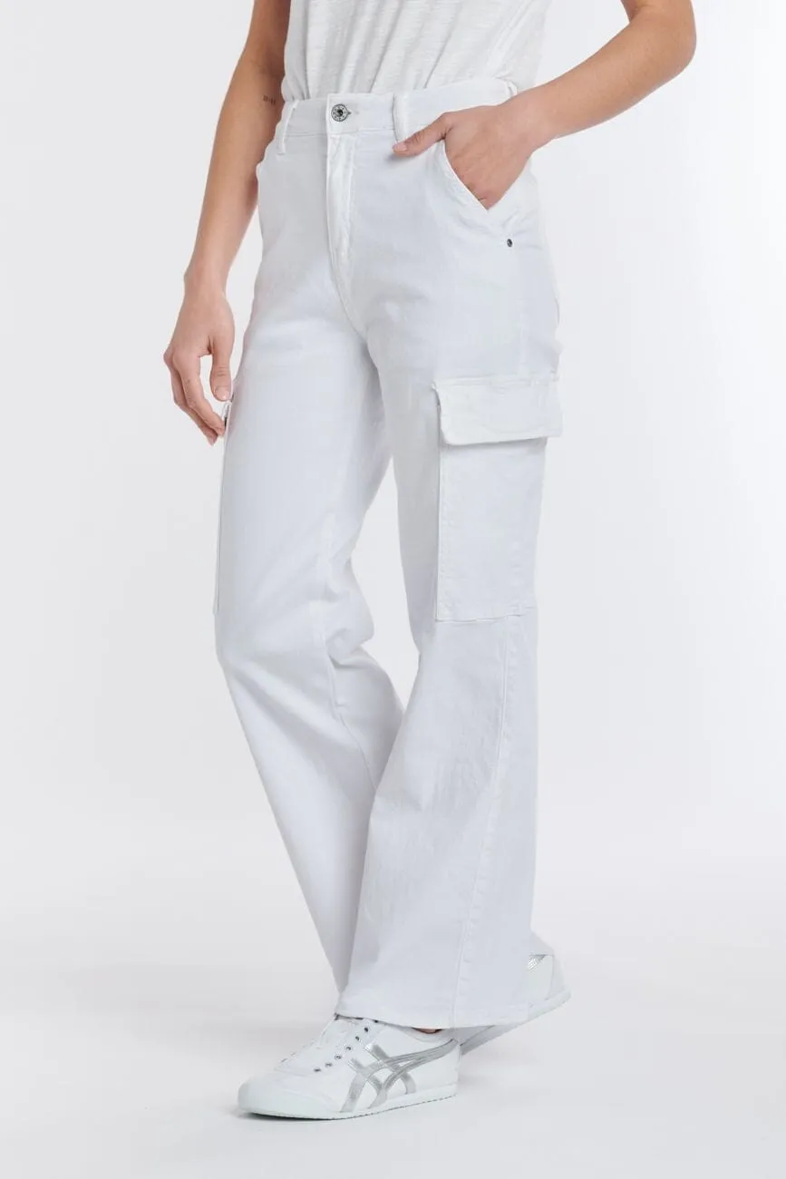 ITALIAN STAR Cargo Pant - White