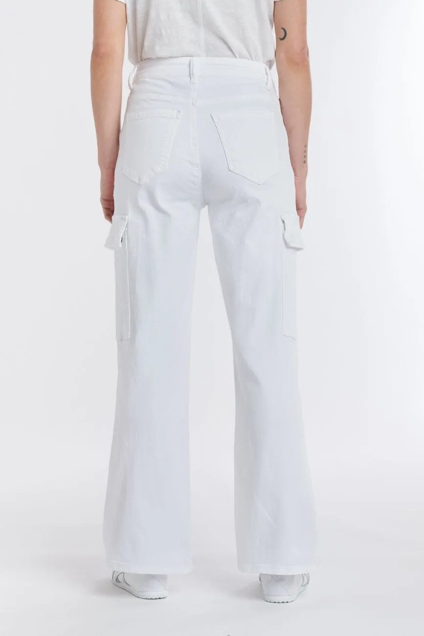 ITALIAN STAR Cargo Pant - White