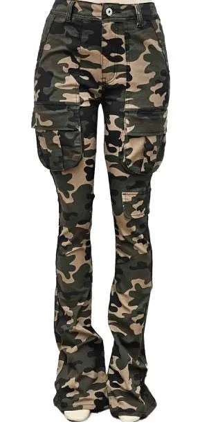 Jade Twill Cargo Pants