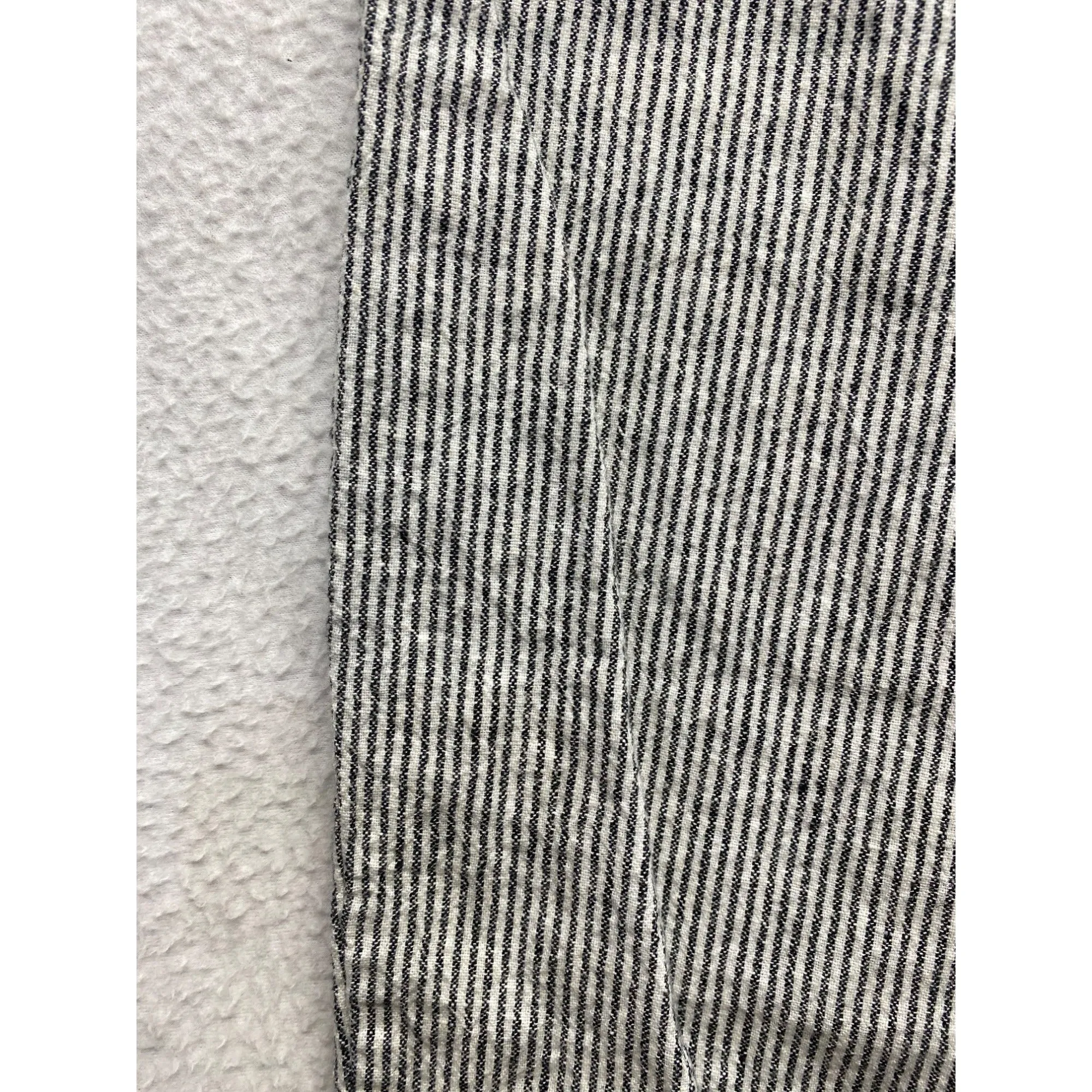 J.Crew Womens Striped Linen/Cotton Blend Elastic-Waist Pants #7326