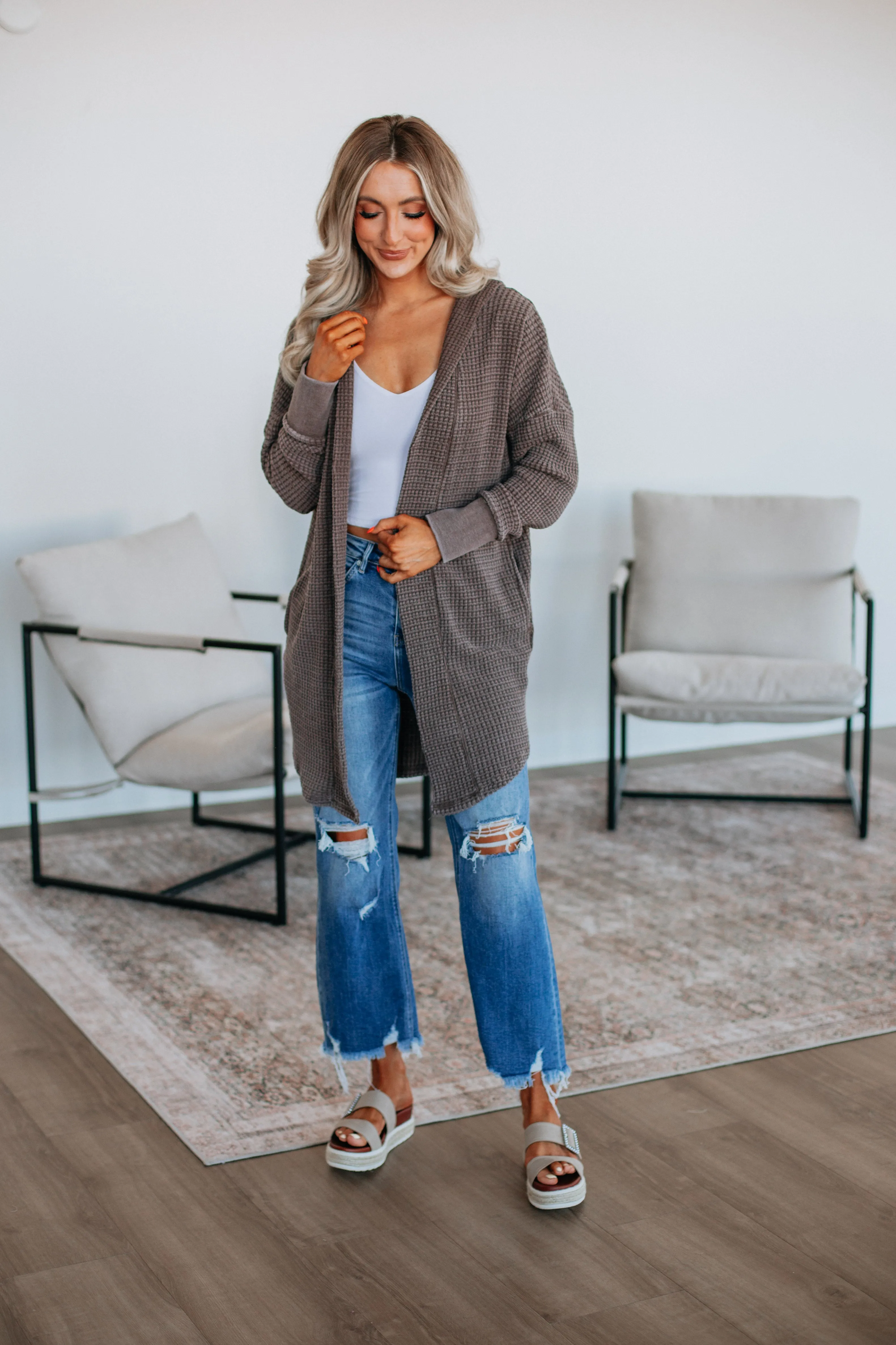 Jed Knit Cardigan - Cedar