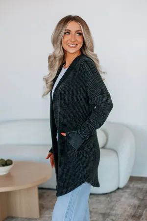 Jed Knit Cardigan - Vintage Black
