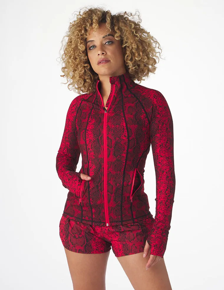 Jet Set Jacket: Cherry Sanke