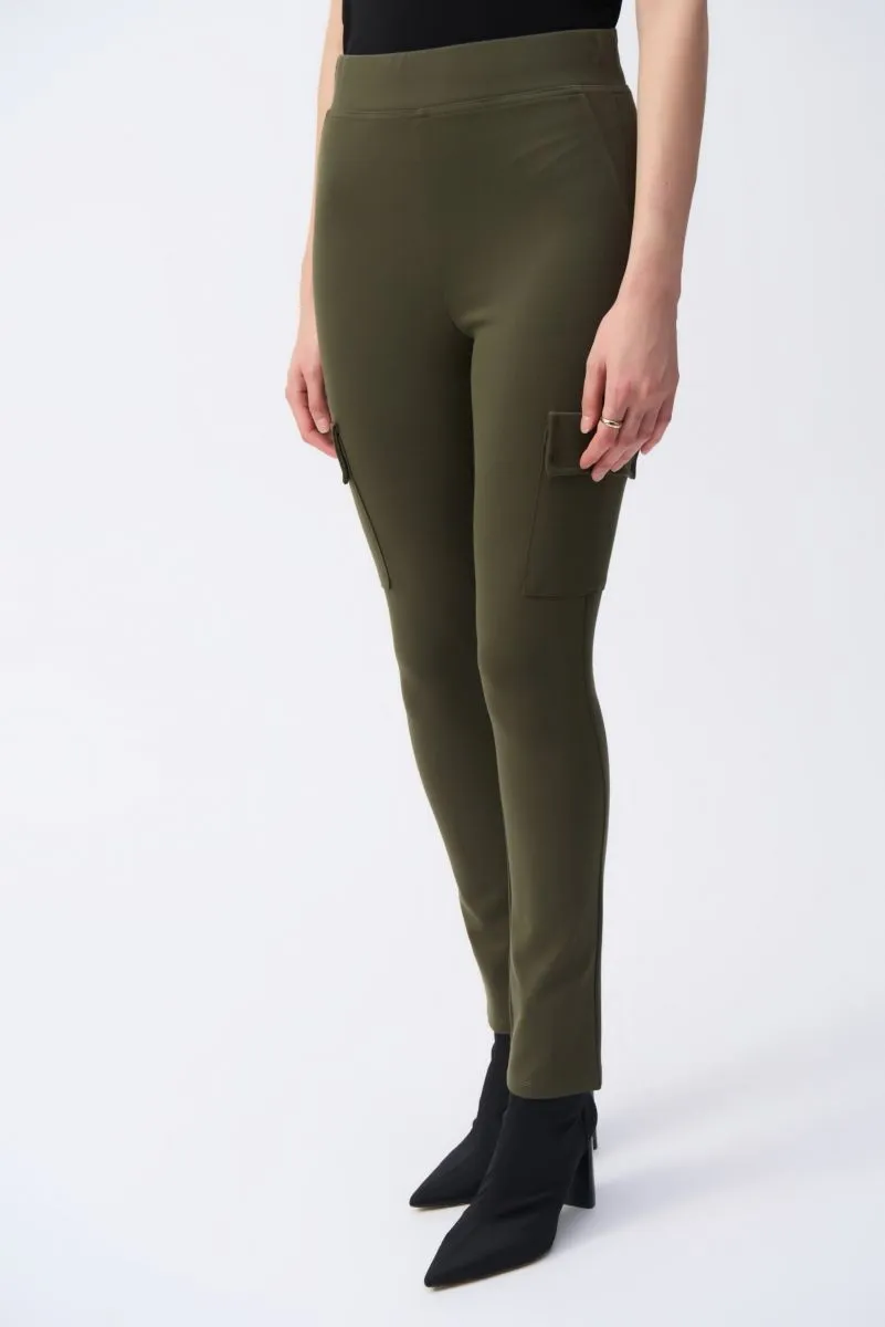 Joseph Ribkoff Stretch Pull On Slim Cargo Pants 243045