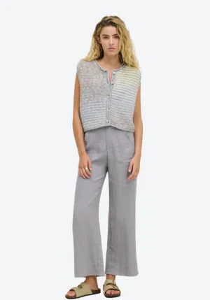 Jude Linen Pants - Grey