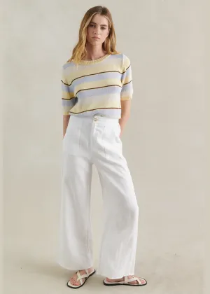 JUDE LINEN PANTS - WHITE