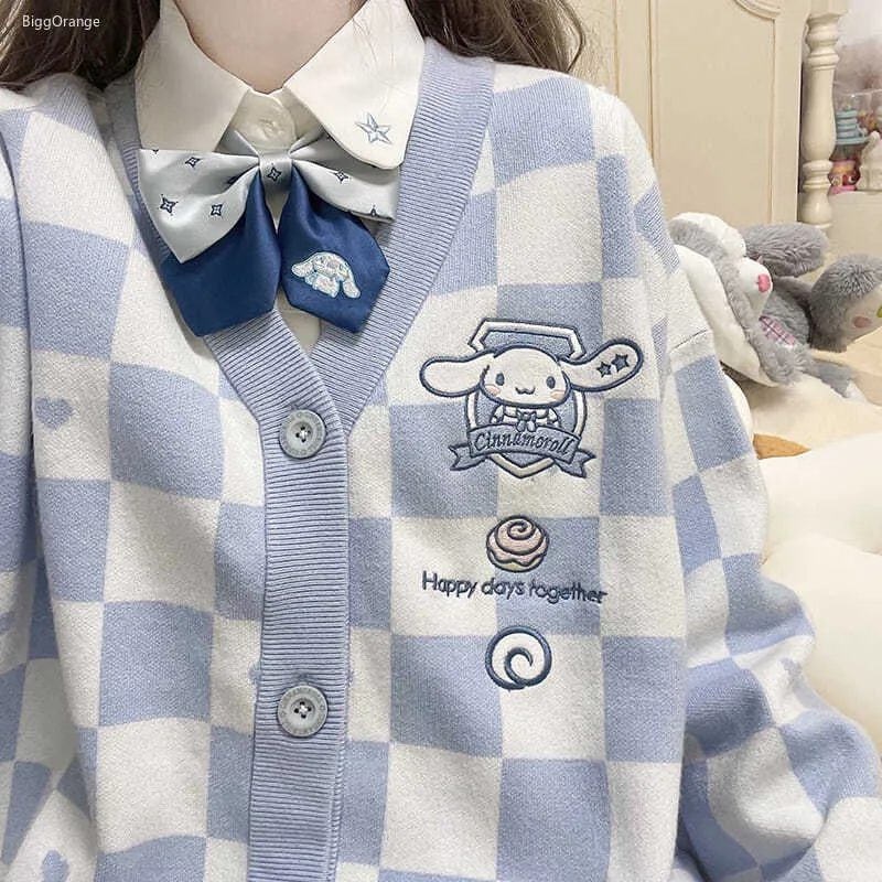 Kawaii Hit Color Bowknot Sweaters