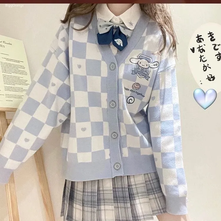 Kawaii Hit Color Bowknot Sweaters