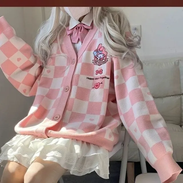 Kawaii Hit Color Bowknot Sweaters