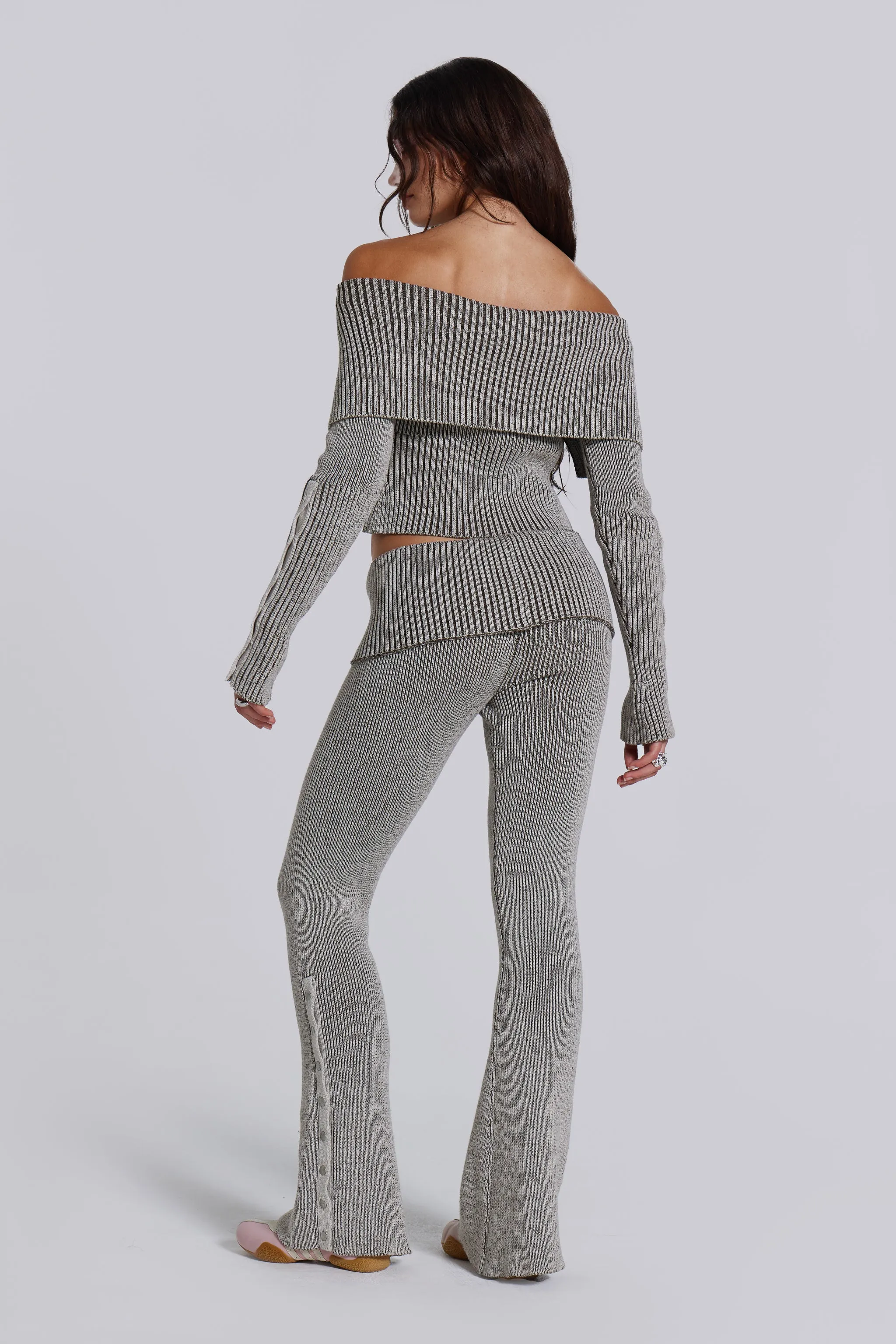 Kensu Off The Shoulder Knit Top