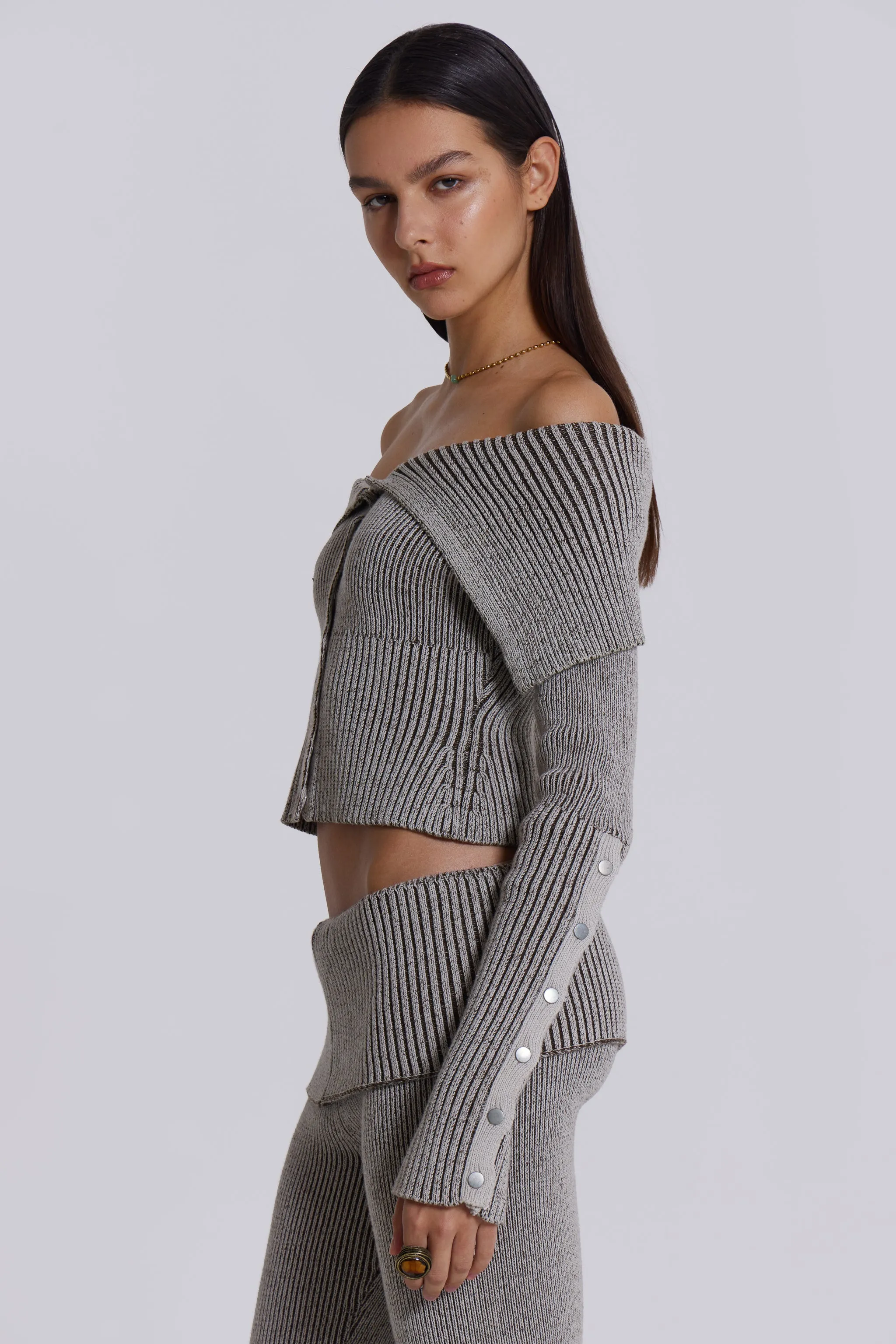 Kensu Off The Shoulder Knit Top