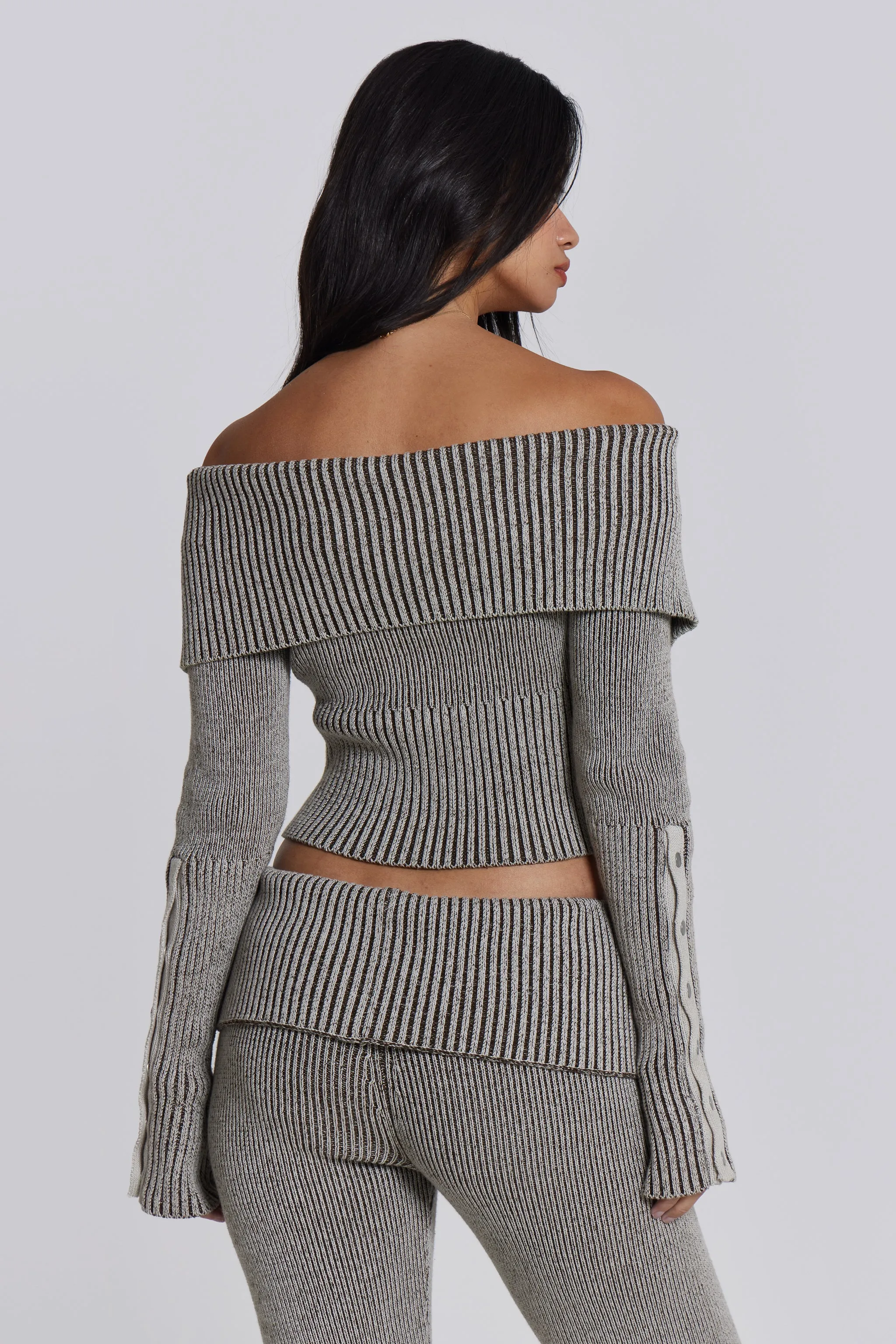 Kensu Off The Shoulder Knit Top