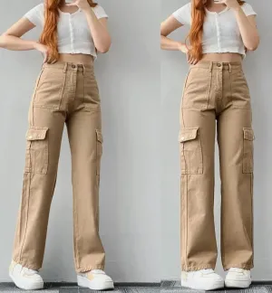 Khaki Cargo Pants Women