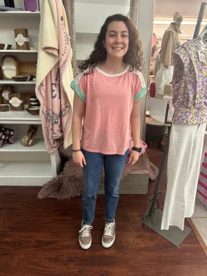 Kind Gesture Top: Pink Multi