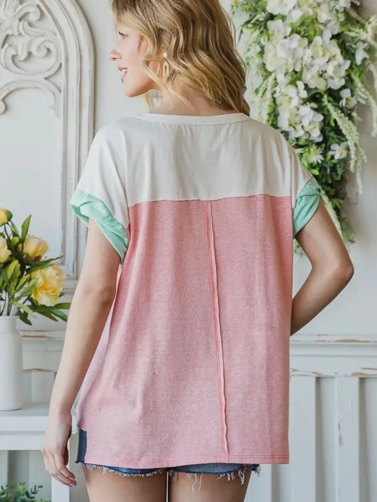 Kind Gesture Top: Pink Multi
