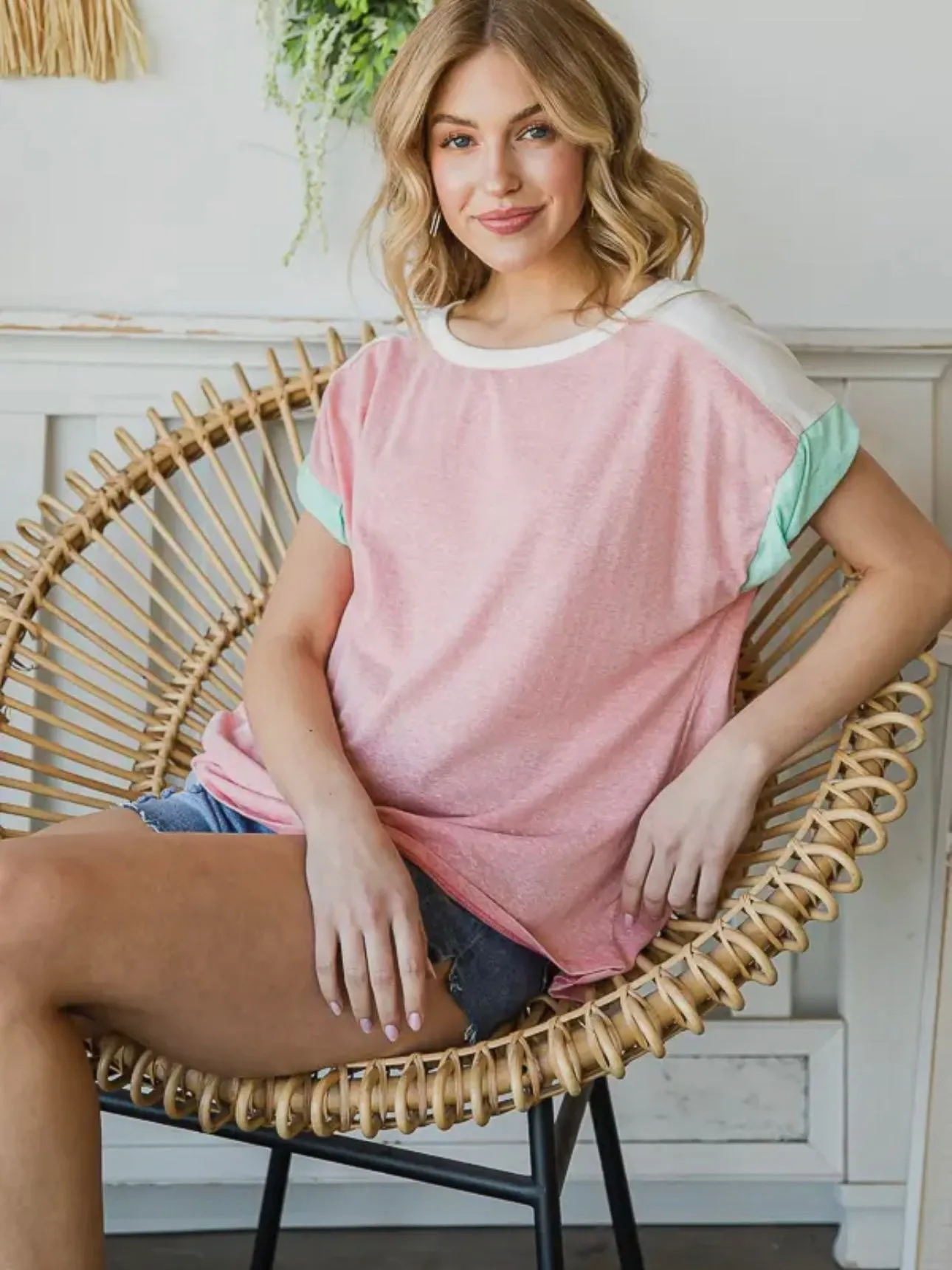 Kind Gesture Top: Pink Multi