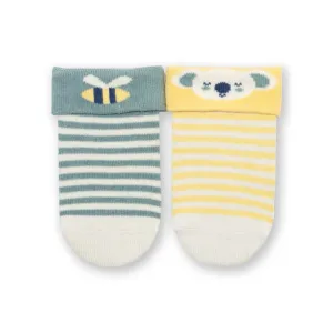 Kite 2 Pack Baby Socks Koala Time 3654