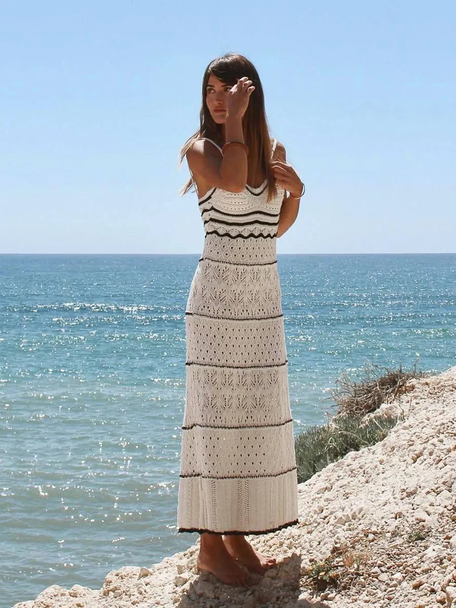 Knitted Crochet Hollow Out Dresses