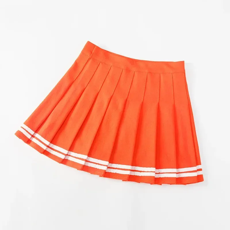Korean Style Sexy Skirt Pleated Tennis Womens Athletic Golf Sport Outfits Workout Running Mini Harajuku Skirt