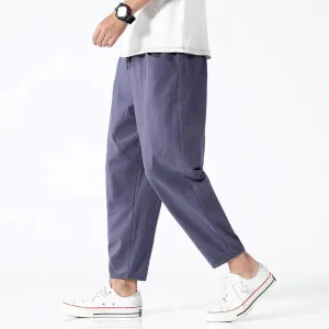 Kyoto Cropped Linen Pants