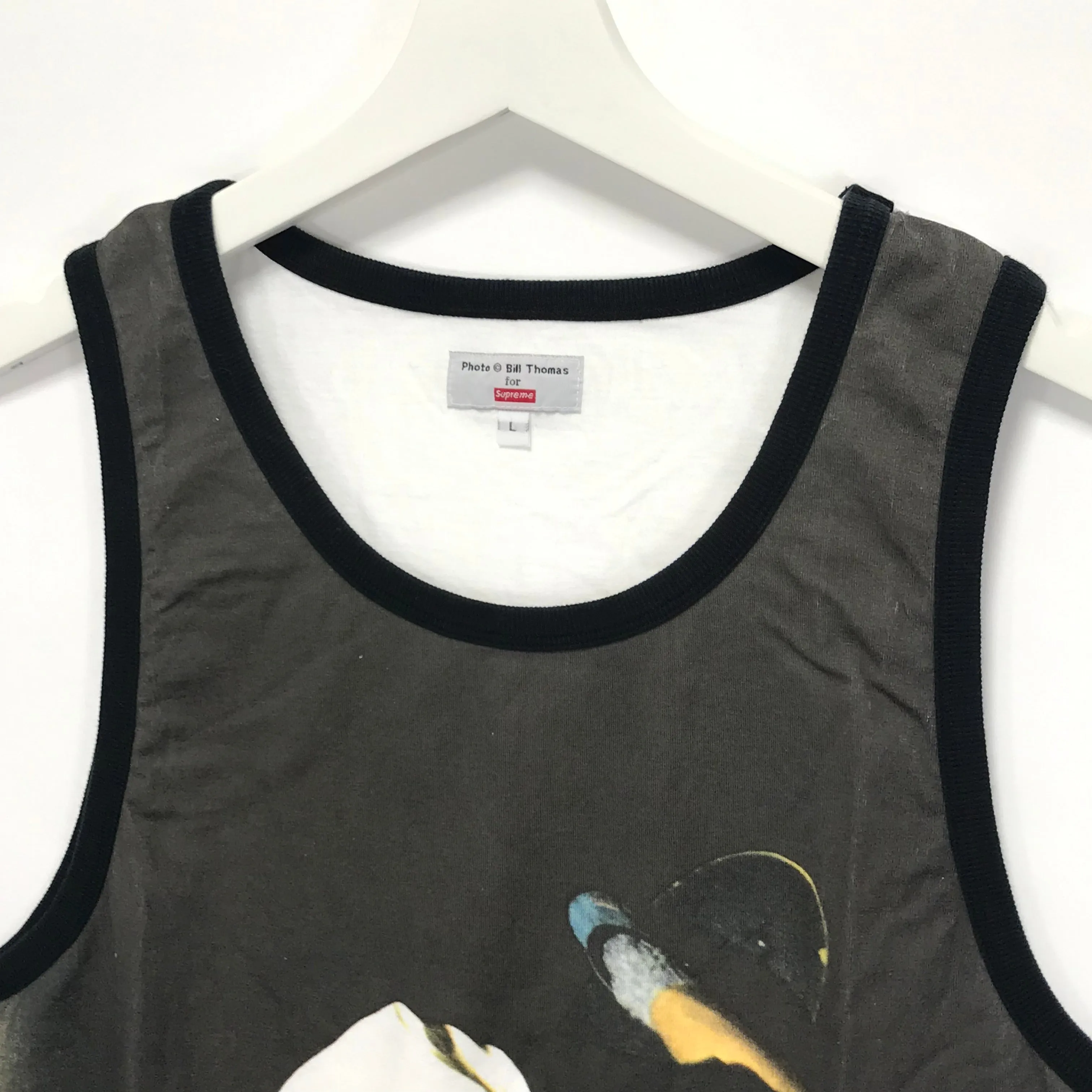 [L] Supreme x Bill Thomas Tank Top White