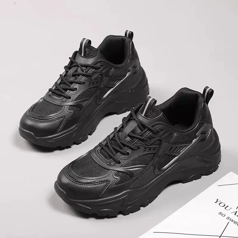 Ladies black sneakers