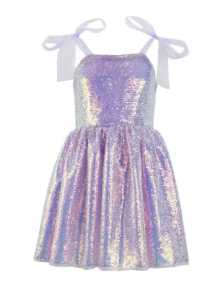 Lavender Sequin Tank Dress