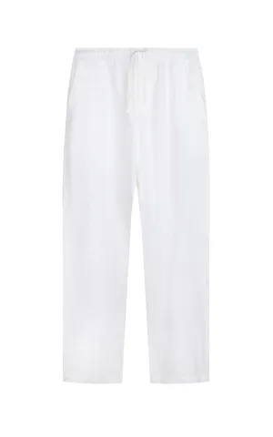 LAVENTO LINEN PANT - WHITE