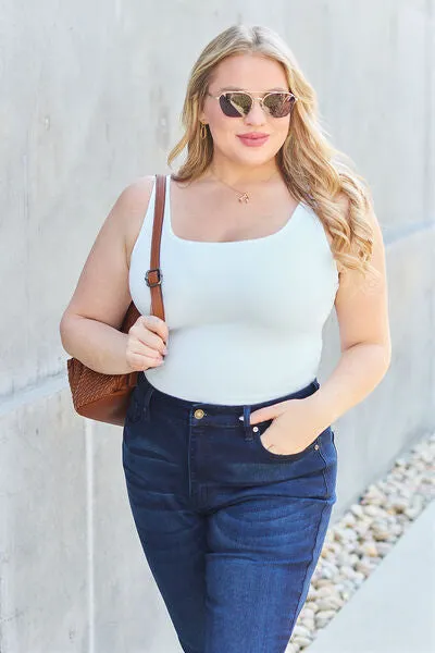 Lenny Basic Bae Full Size Square Neck Wide Strap Tank