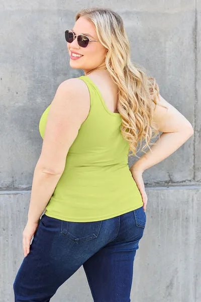 Lenny Basic Bae Full Size Square Neck Wide Strap Tank