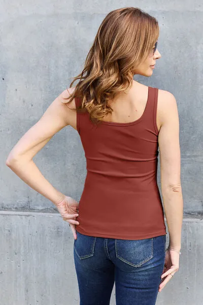 Lenny Basic Bae Full Size Square Neck Wide Strap Tank