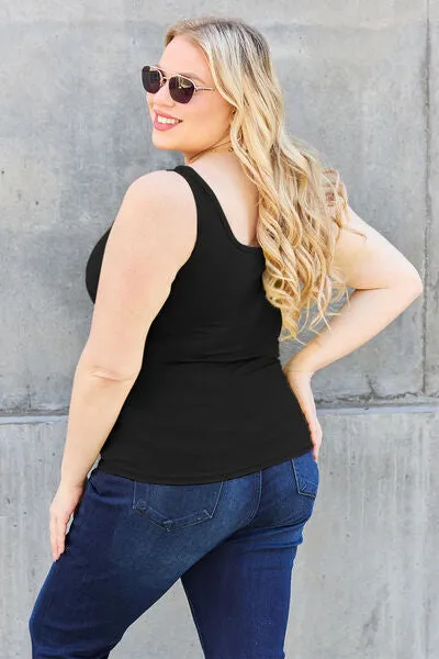 Lenny Basic Bae Full Size Square Neck Wide Strap Tank