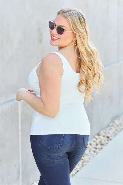 Lenny Basic Bae Full Size Square Neck Wide Strap Tank