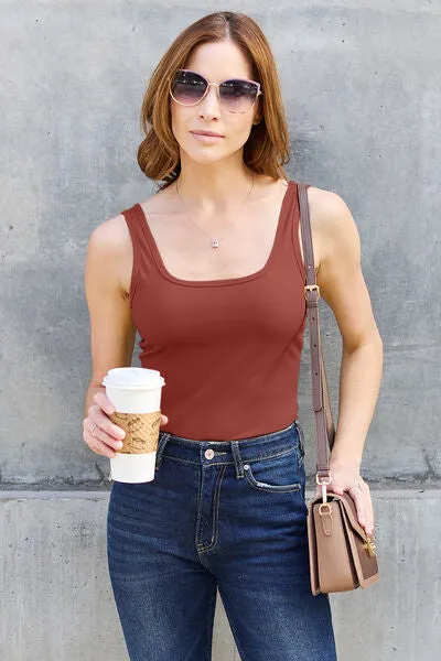 Lenny Basic Bae Full Size Square Neck Wide Strap Tank