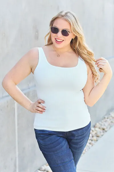 Lenny Basic Bae Full Size Square Neck Wide Strap Tank