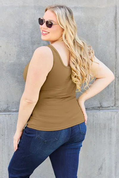 Lenny Basic Bae Full Size Square Neck Wide Strap Tank