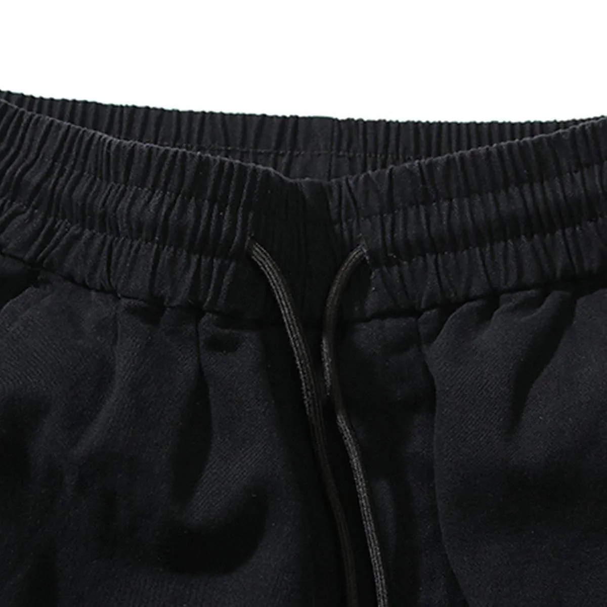 Letter Printed  Side Pocket Cargo Pants