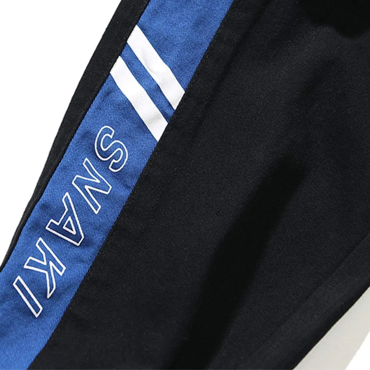 Letter Printed  Side Pocket Cargo Pants
