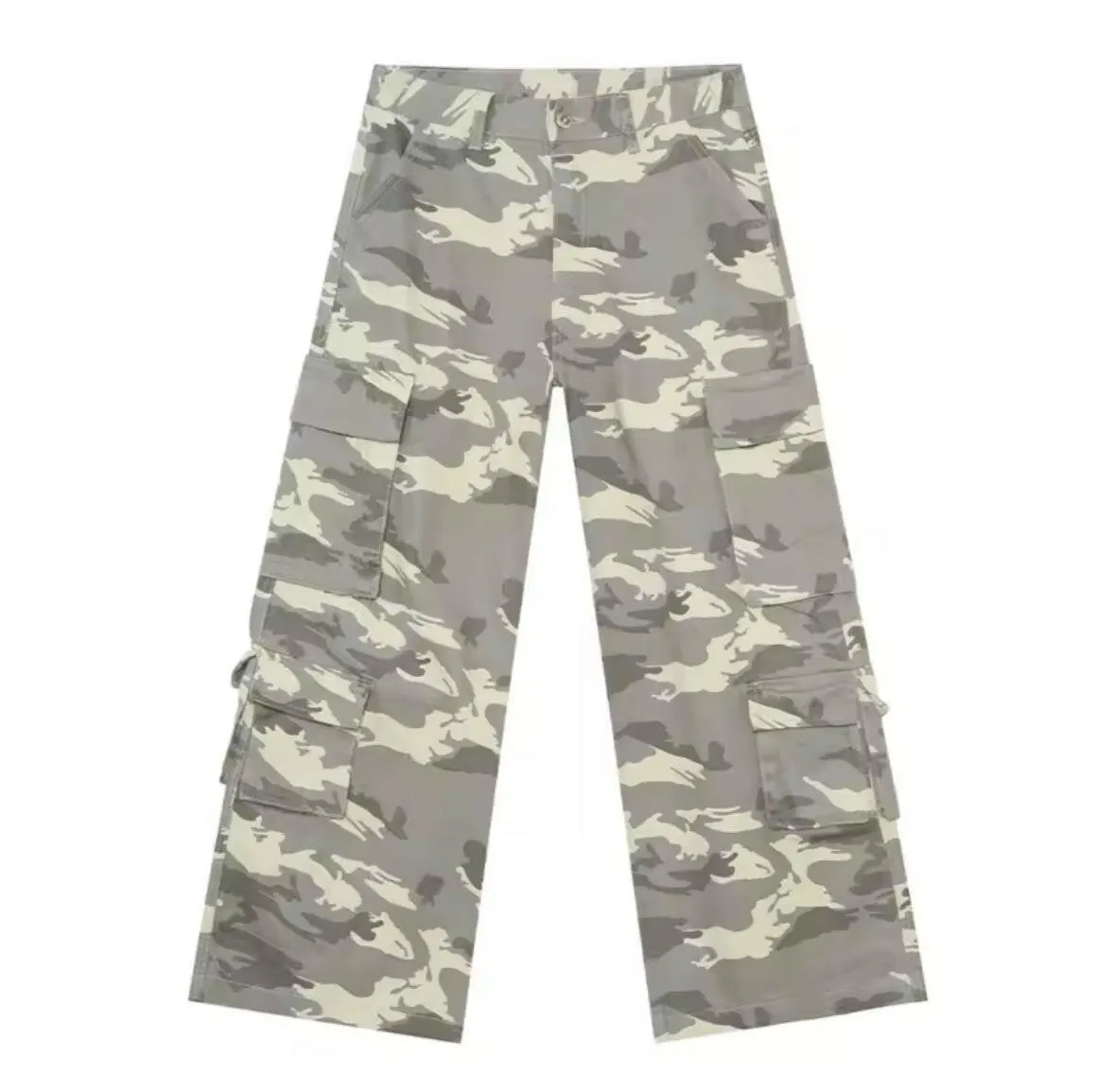 Light Camo Baggy Cargo Pants