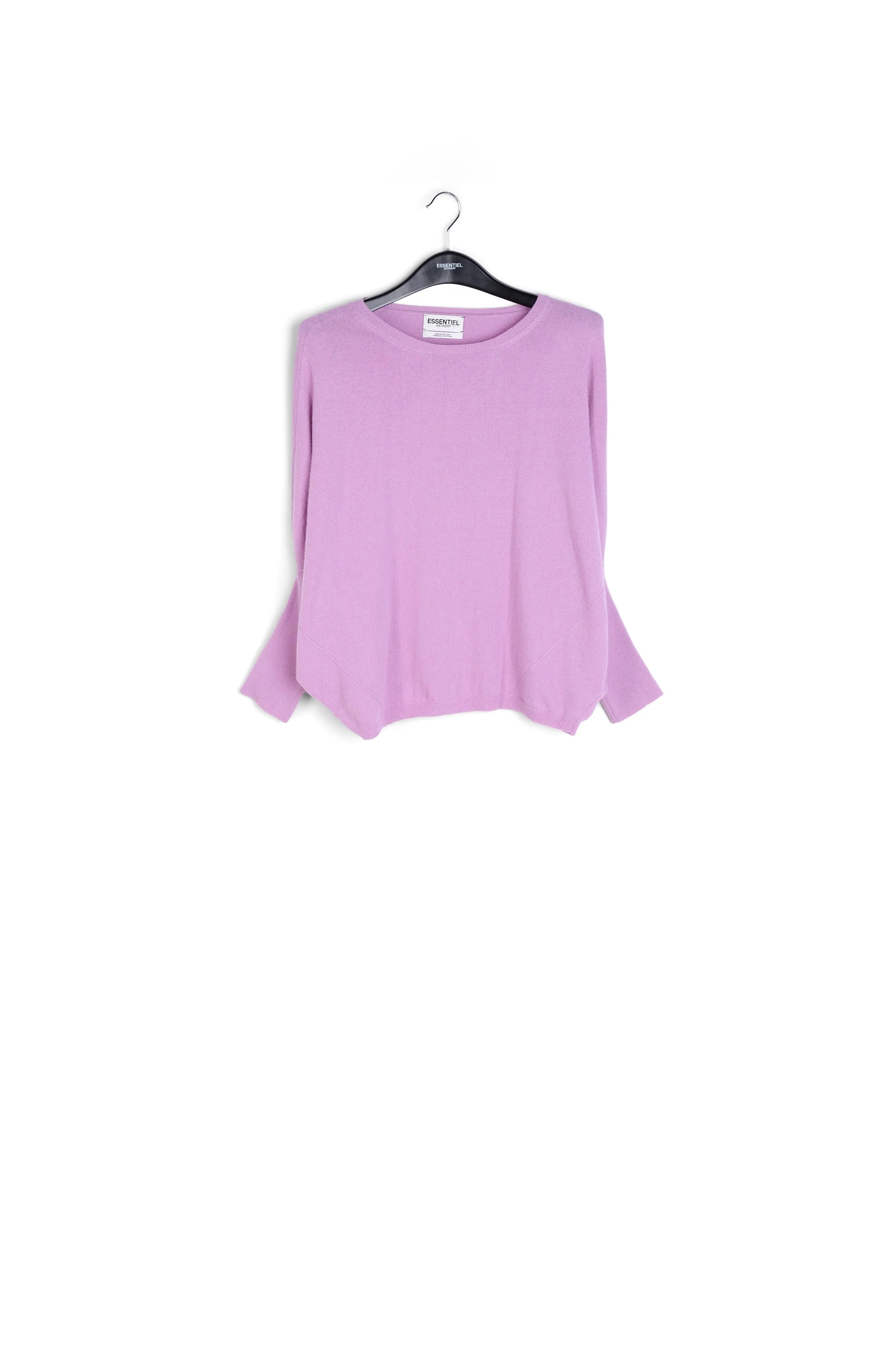 Lilac fine-knit sweater