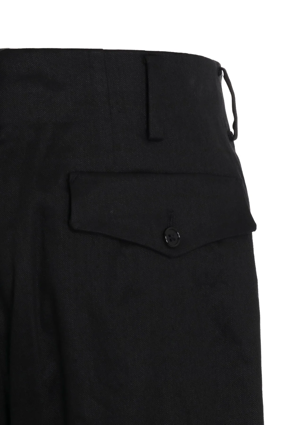 LINEN COTTON TWILL PANTS WITH 2-TUCKS