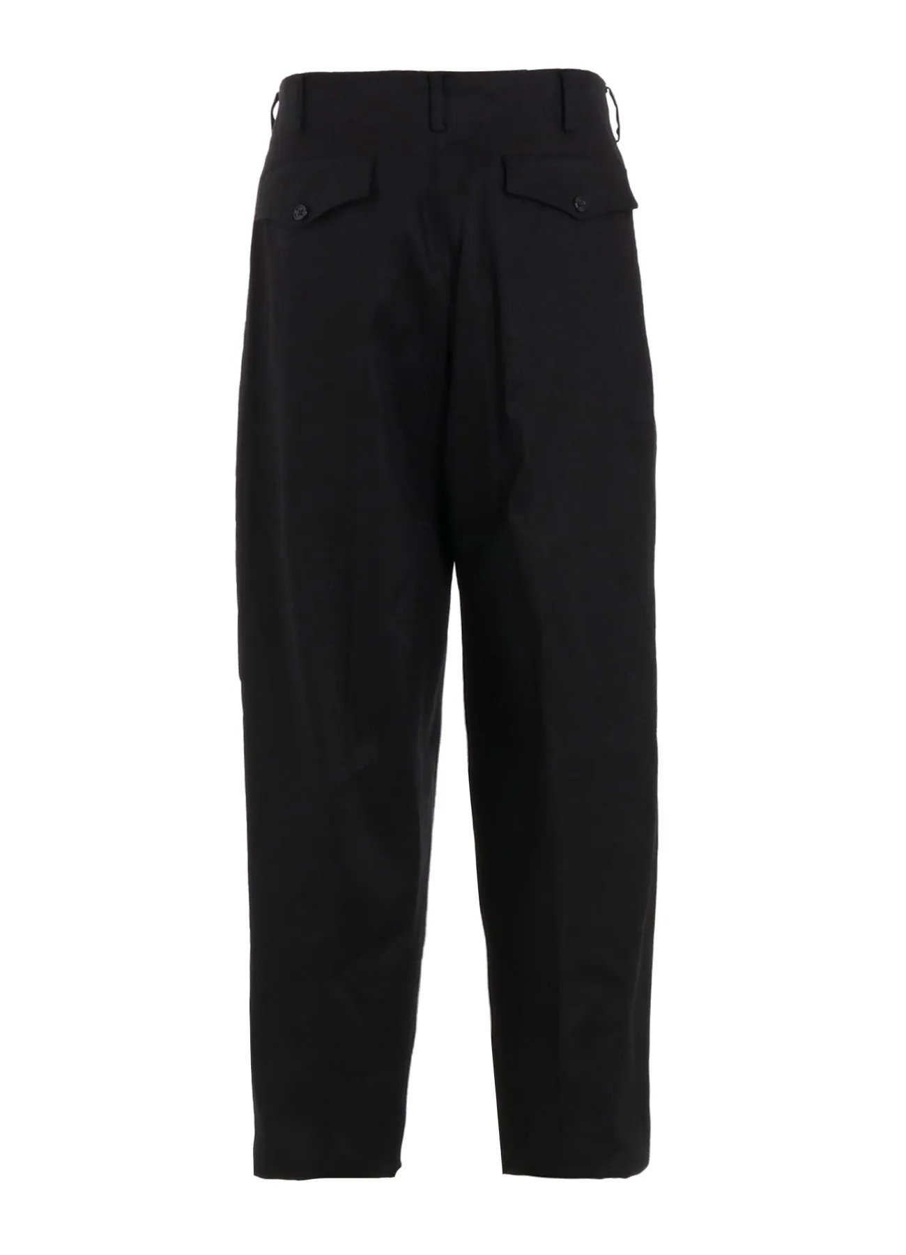 LINEN COTTON TWILL PANTS WITH 2-TUCKS
