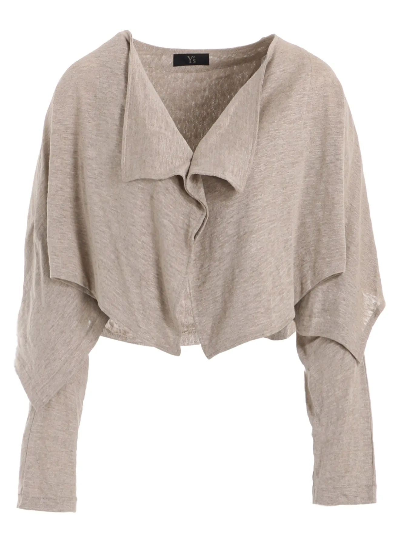 LINEN JERSEY BOLERO CARDIGAN