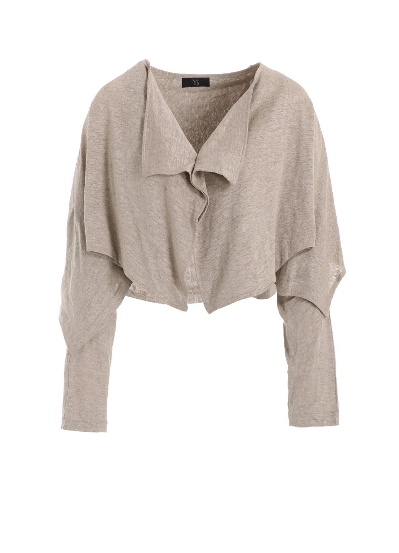 LINEN JERSEY BOLERO CARDIGAN