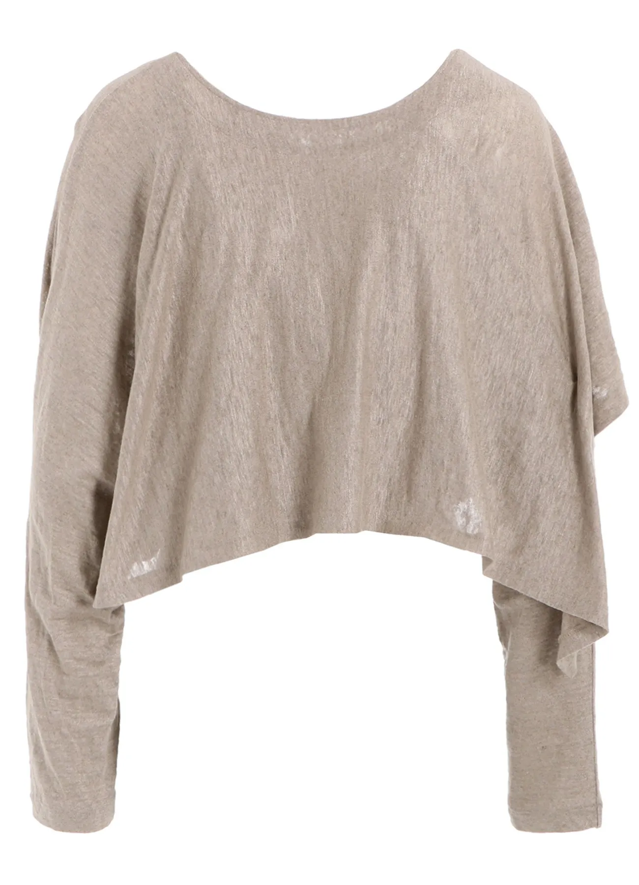 LINEN JERSEY BOLERO CARDIGAN