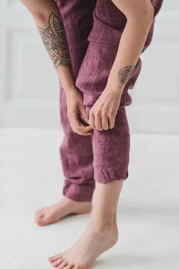 Linen Pants Capri