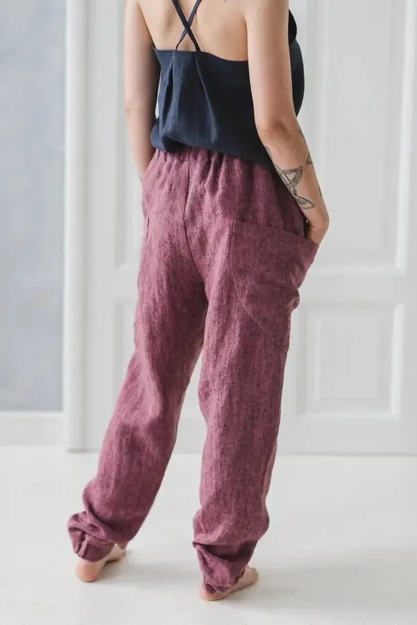 Linen Pants Capri